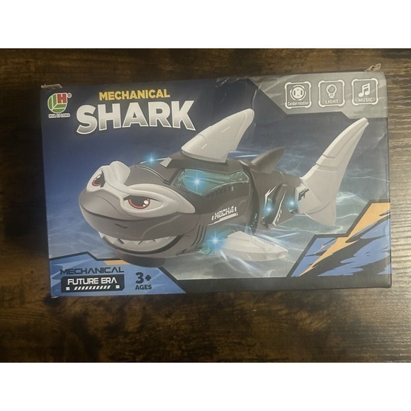 The Unbranded Brand Other - Mechanical Shark You Motorized Ocean Animal Rotating‎ Mouth Smart Music Lights